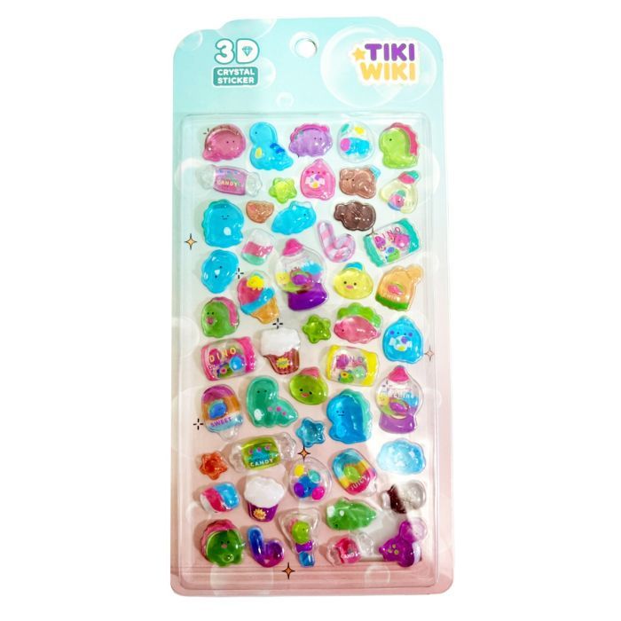 Стикер-наклейка Tiki Wiki Набор 3D-наклейок серии Crystal – Тики вдохновения (25ESE009-06)
