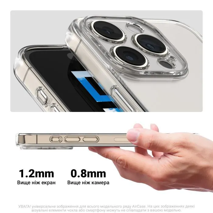 Чехол для мобильного телефона Armorstandart Air Xiaomi 17T 5G Camera Cover Clear (ARM90957) изображение 3