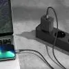 Дата кабель USB-C to Lightning 1.0m PD silicone X86 black HOCO (6931474777898) изображение 4