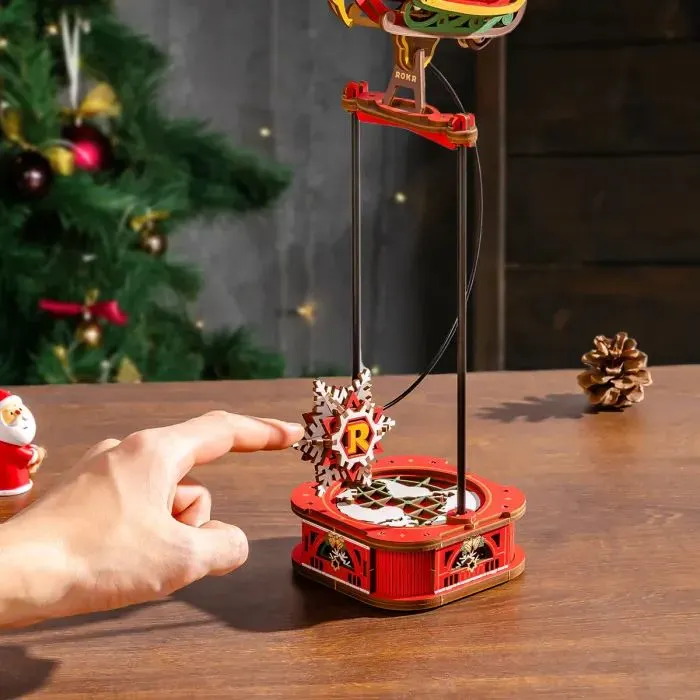Конструктор Robotime Rokr 3D Санта на санях (MCD05) изображение 6