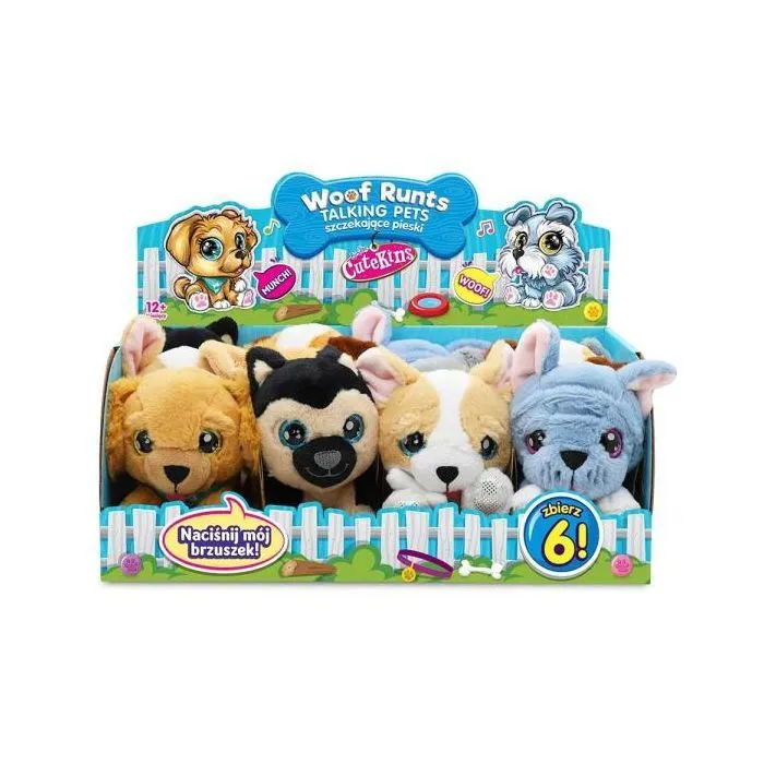 Мягкая игрушка Funville Cutekins маленькие щенки Овчарка 12 см (FV35055-6) изображение 2