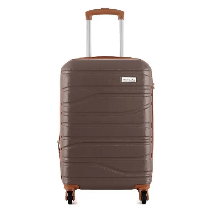 Чемодан Semi Line 20" (S) Graphite/Brown (T5689-1) (DAS303578) изображение 2