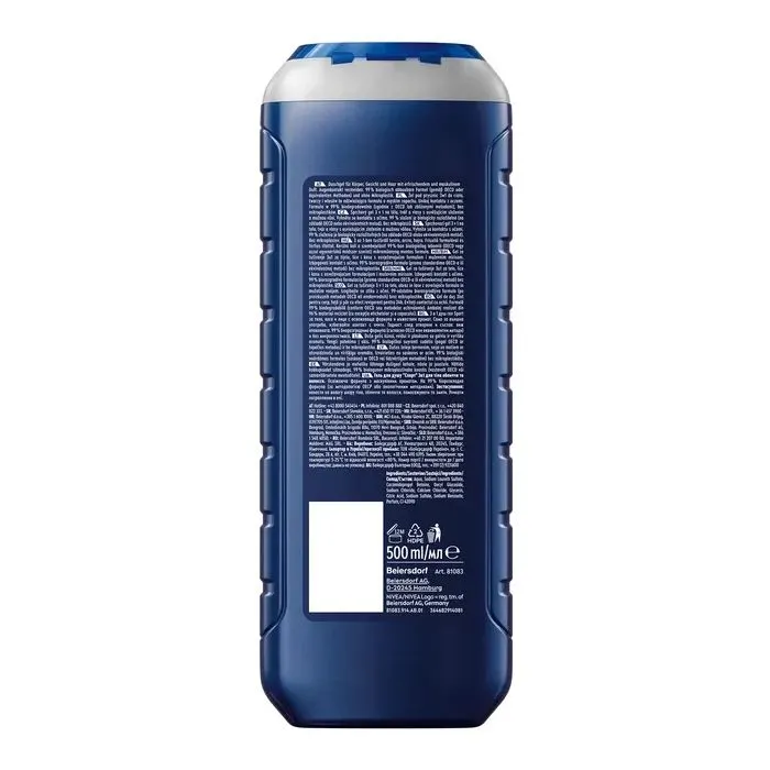 Гель для душа Nivea MEN Sport Shower Gel 500 мл (4005808782734) изображение 2