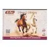 Альбом для малювання ZiBi А4 HORSES, 30 аркушів на пружині (ZB.1441-23)