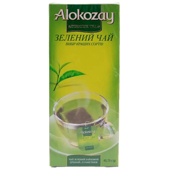 Чай Alokozay зеленый 25х2 г (фильтр-пакет) (4820229040412)
