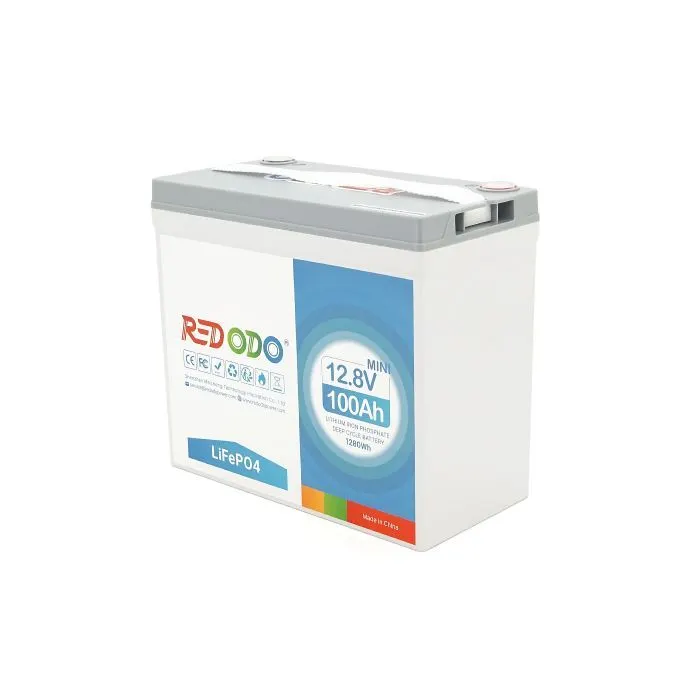 Батарея LiFePo4 Redodo 12.8V 100Ah, 1280Wh, BMS 100A, Mini (R12V100-100-MINI16-A60)