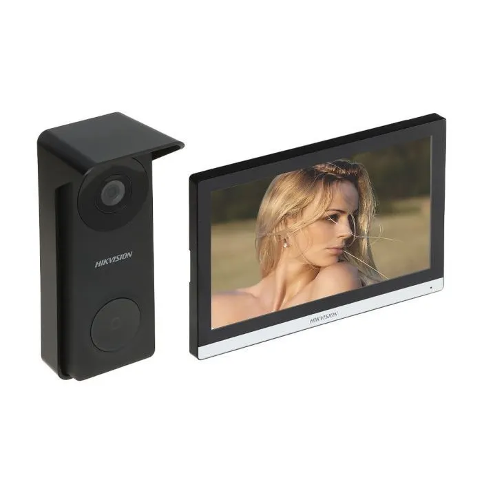 Комплект відеодомофона Hikvision DS-KIS313-P(B) зображення 3