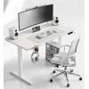 Комп'ютерний стіл GT Racer TY-1451 White (TY-1451 (140x60x71-116) White) зображення 6