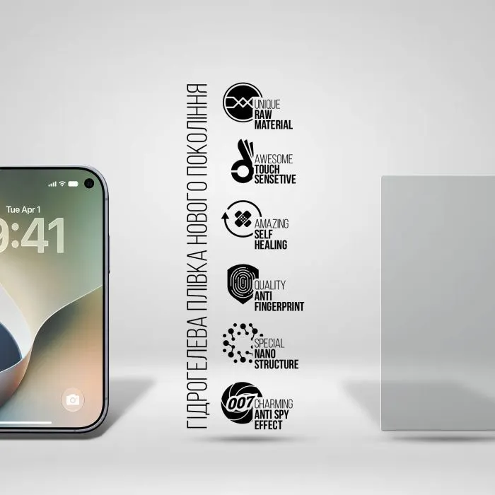 Плівка захисна Armorstandart Anti-spy hydrogel Apple iPhone Duo external display (ARM94236) зображення 2