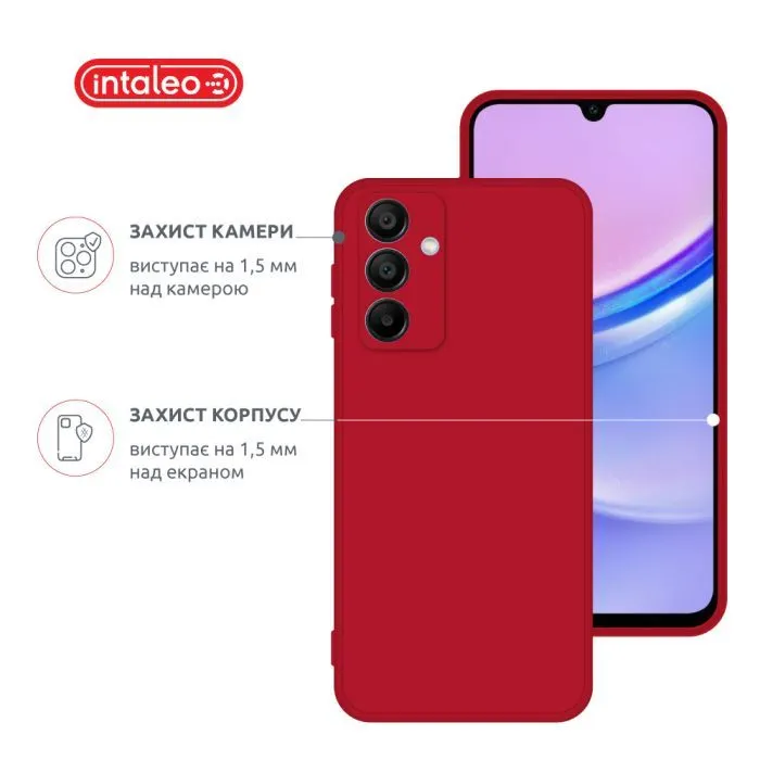 Чохол до мобільного телефона Intaleo SoftShell Samsung Galaxy A16 Red (1283126609565) зображення 3