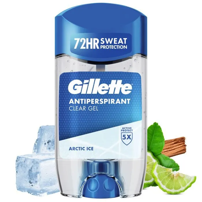 Антиперспірант Gillette Arctic Ice Прозорий гелевий 70 мл (8006530030502) зображення 2