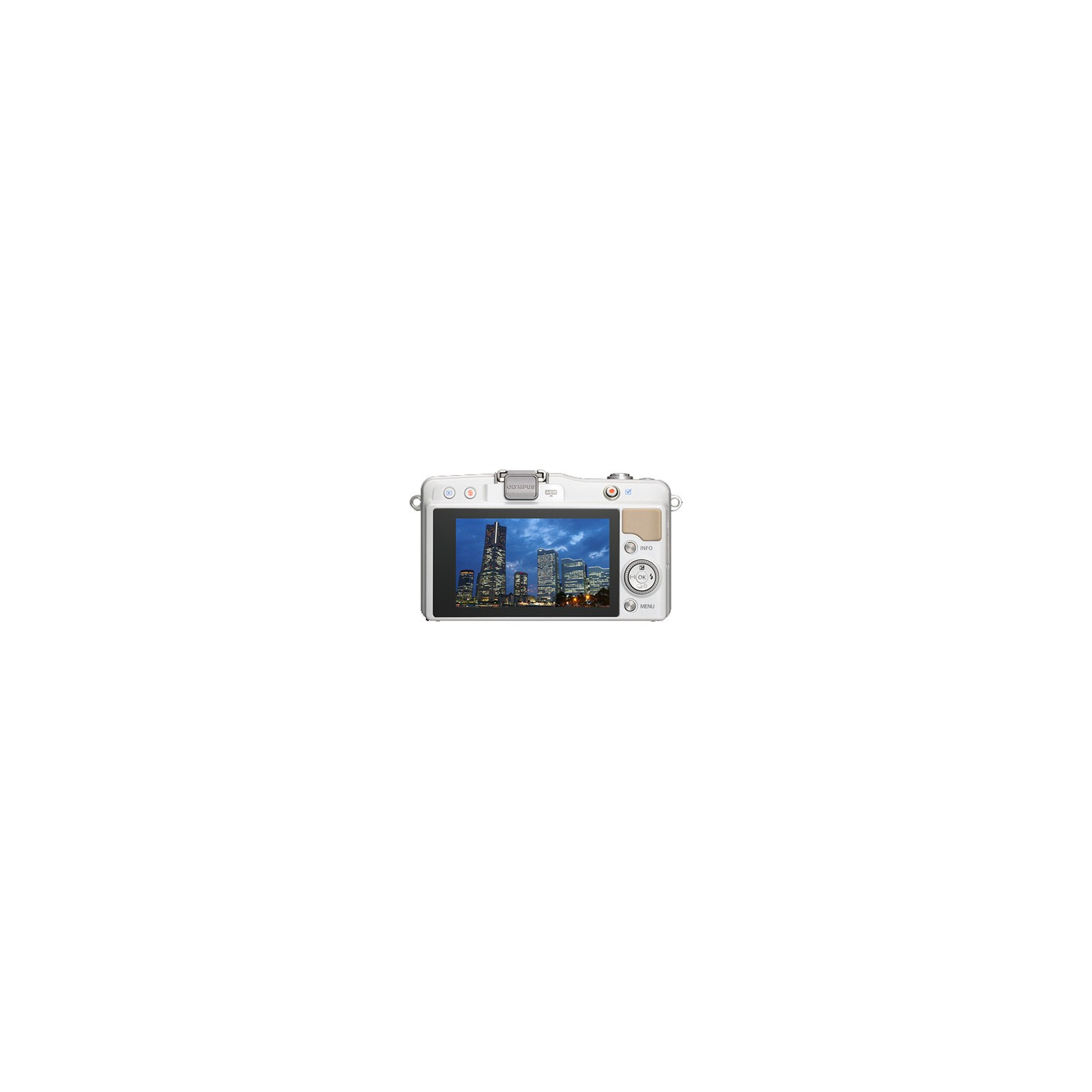 Цифровий фотоапарат Olympus PEN E-PM2 14-42 mm kit Flash Air white/silver (V206021WE010) зображення 2
