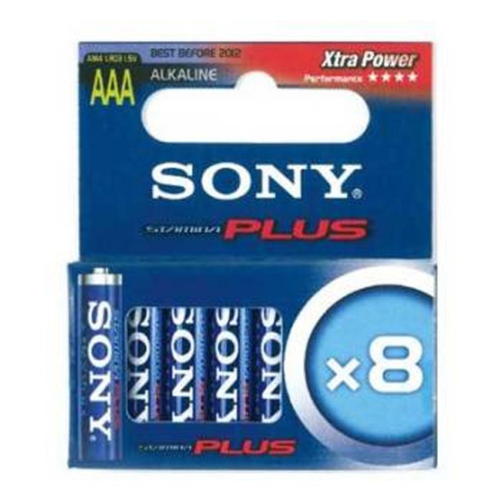 Батарейка Sony LR03 SONY Stamina Plus * 8 (AM4M8D)