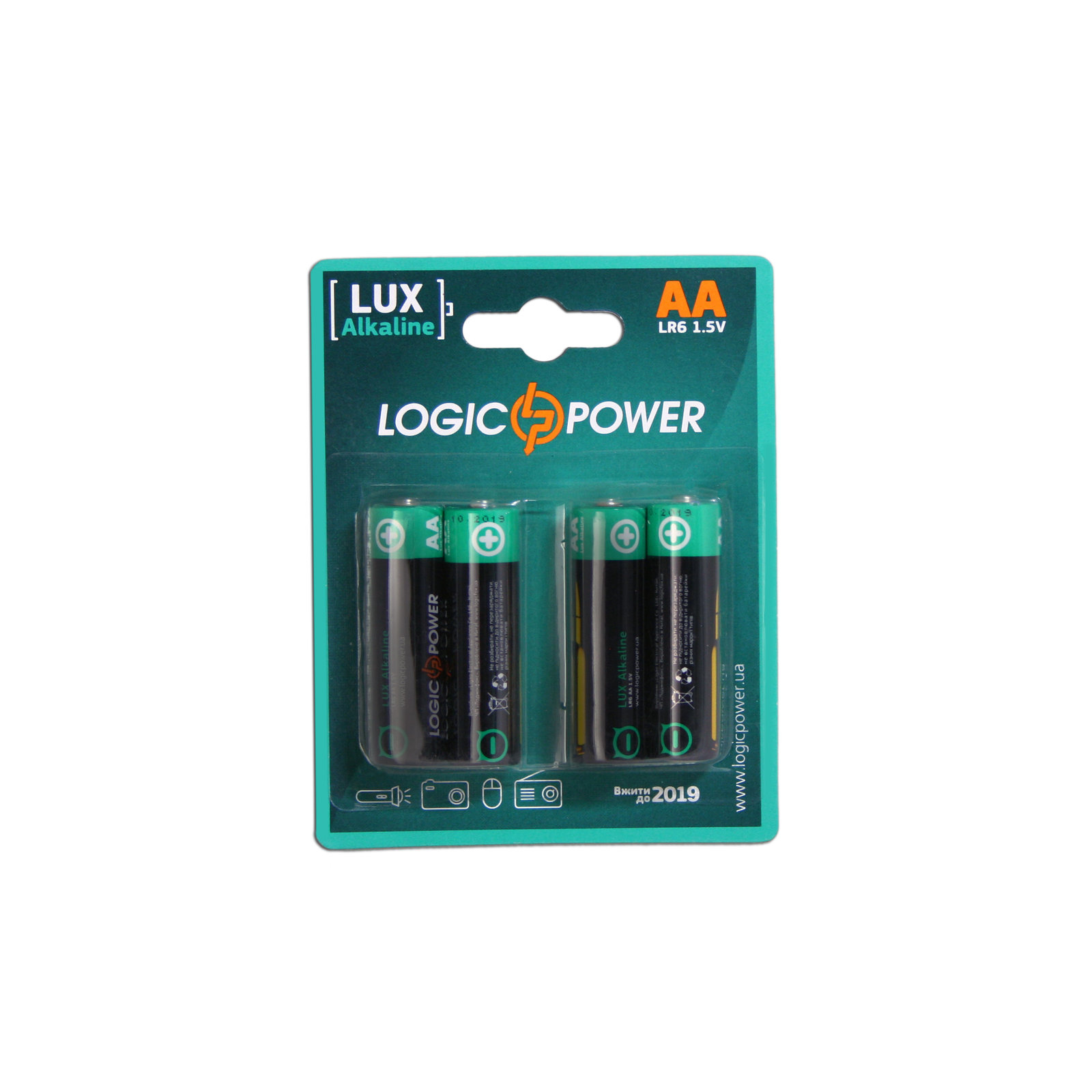Батарейка LogicPower AA LR6 * 4 (3163) зображення 2