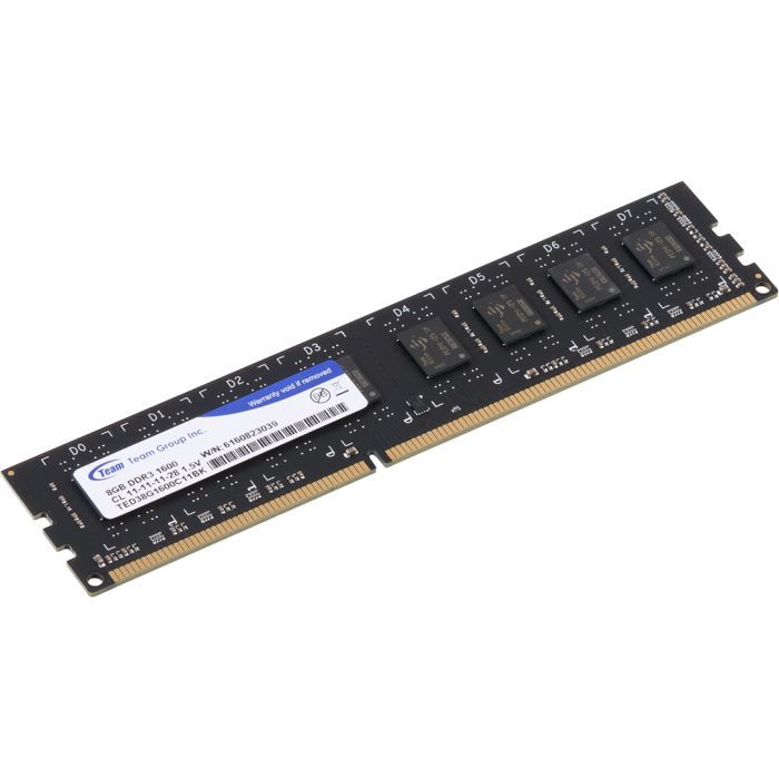Модуль памяти для компьютера DDR3 8GB 1600 MHz Team (TED38G1600C1101) изображение 2