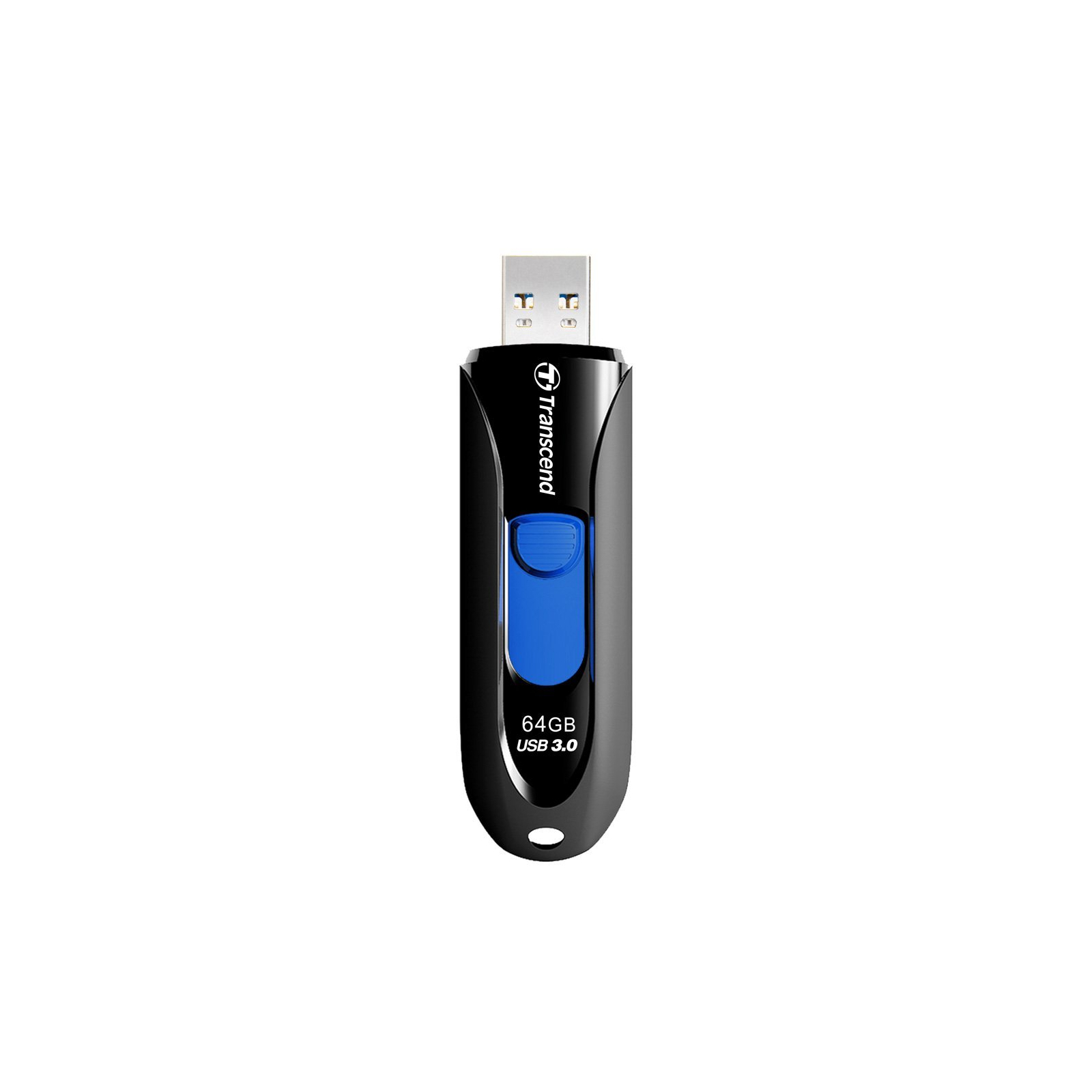 USB флеш накопитель Transcend 128GB JetFlash 790 Black USB 3.0 (TS128GJF790K) изображение 3
