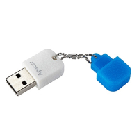 USB флеш накопитель Apacer 16GB AH154 white/blue USB 3.0 (AP16GAH154U-1) изображение 4