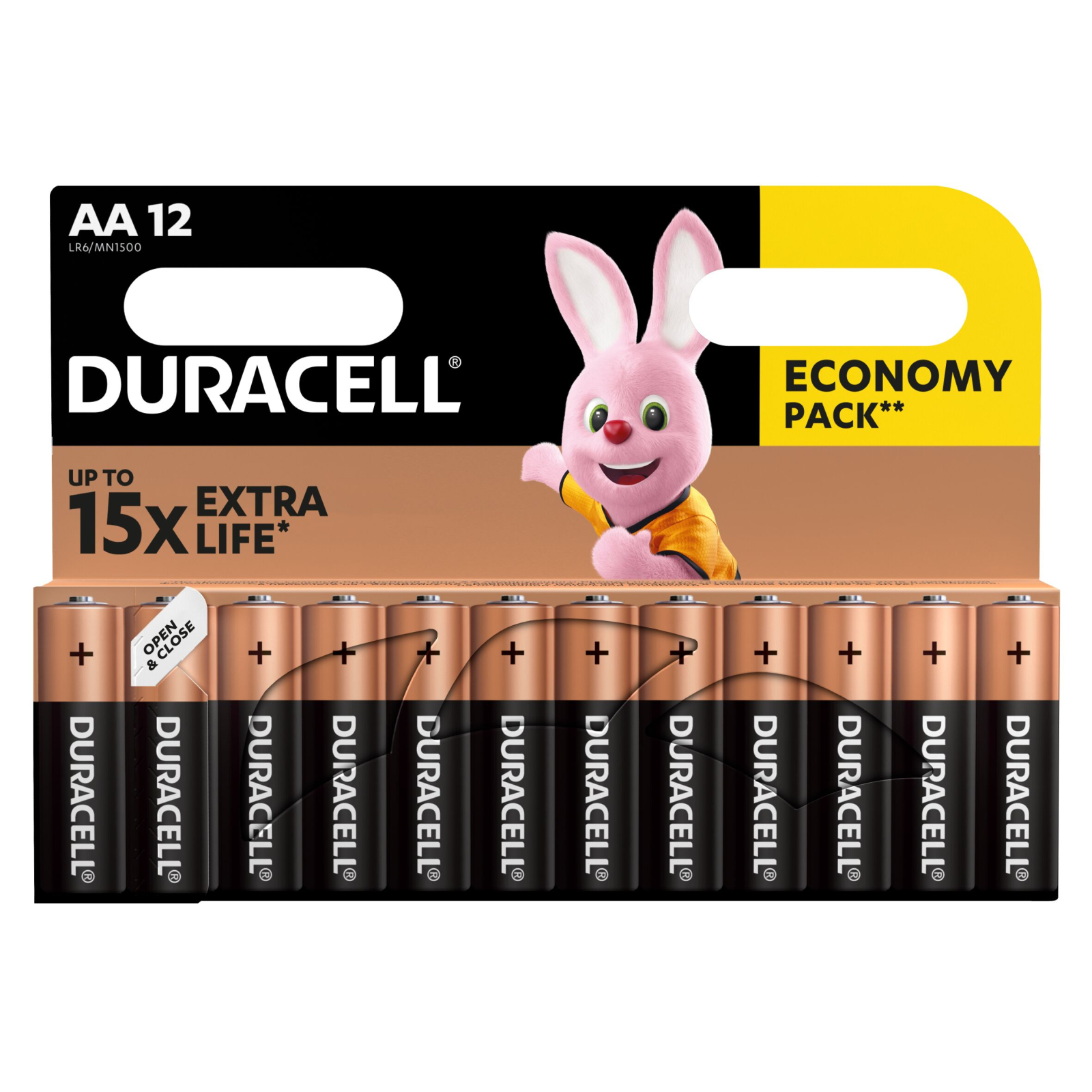 Батарейка Duracell AA лужні 12 шт. в упаковці (5000394006546 / 81551275) изображение 2