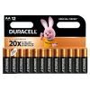 Батарейка Duracell AA лужні 12 шт. в упаковці (5000394006546 / 81551275) зображення 2