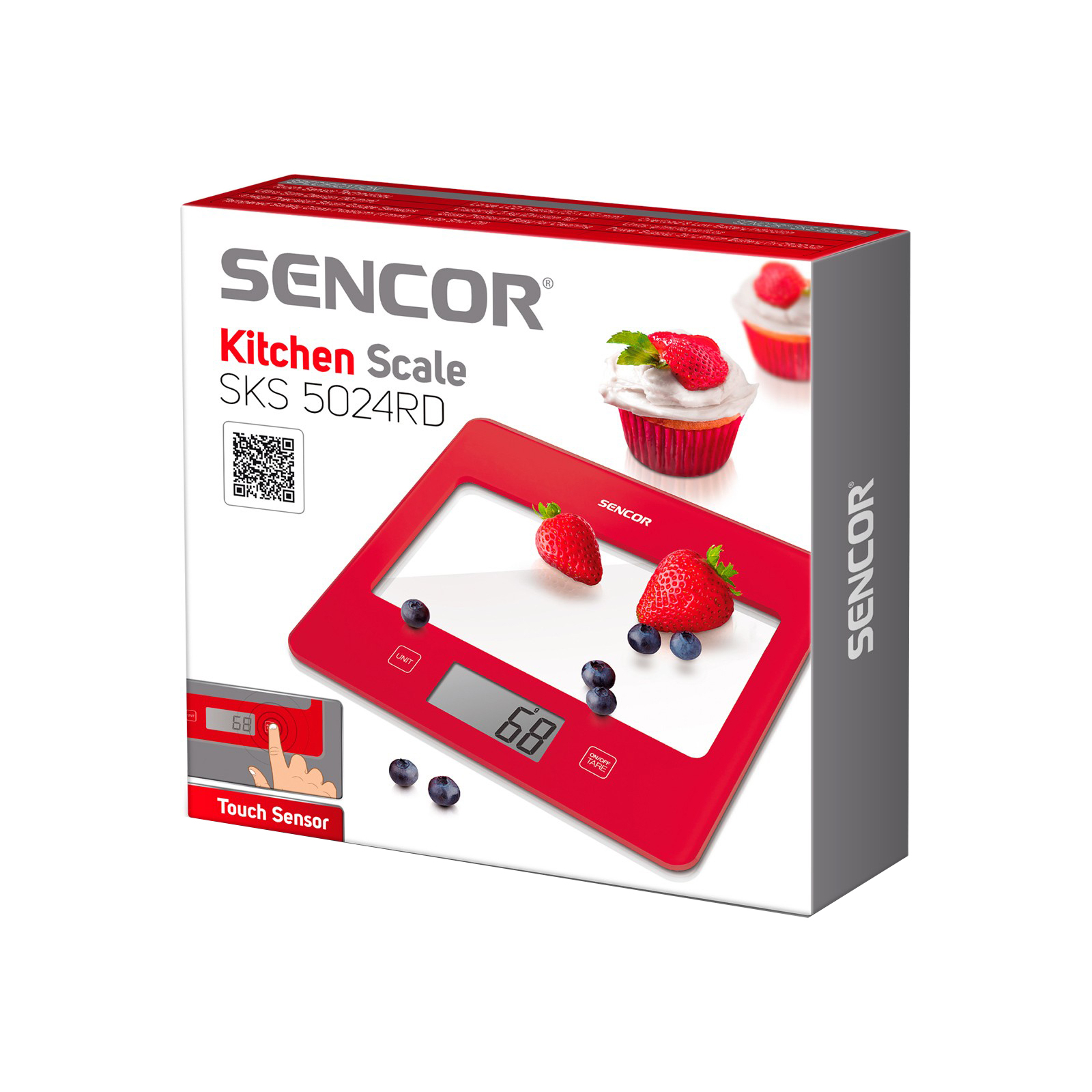 Весы кухонные Sencor SKS 5024 RD (SKS5024RD) изображение 2