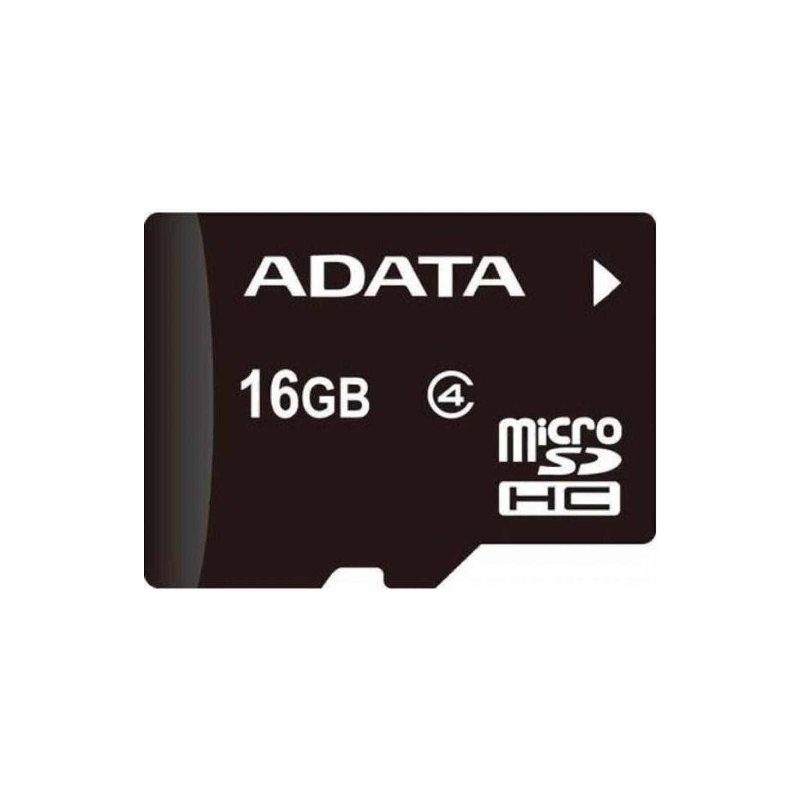 Карта пам'яті ADATA 16GB microSDHC Class 4 (AUSDH16GCL4-R)