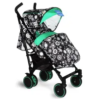 Коляска BabyHit Rainbow D200 Black-green (9766)