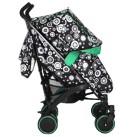 Коляска BabyHit Rainbow D200 Black-green (9766) изображение 2