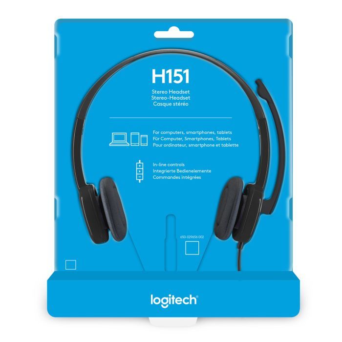 Навушники Logitech H151 Black (981-000589) зображення 8