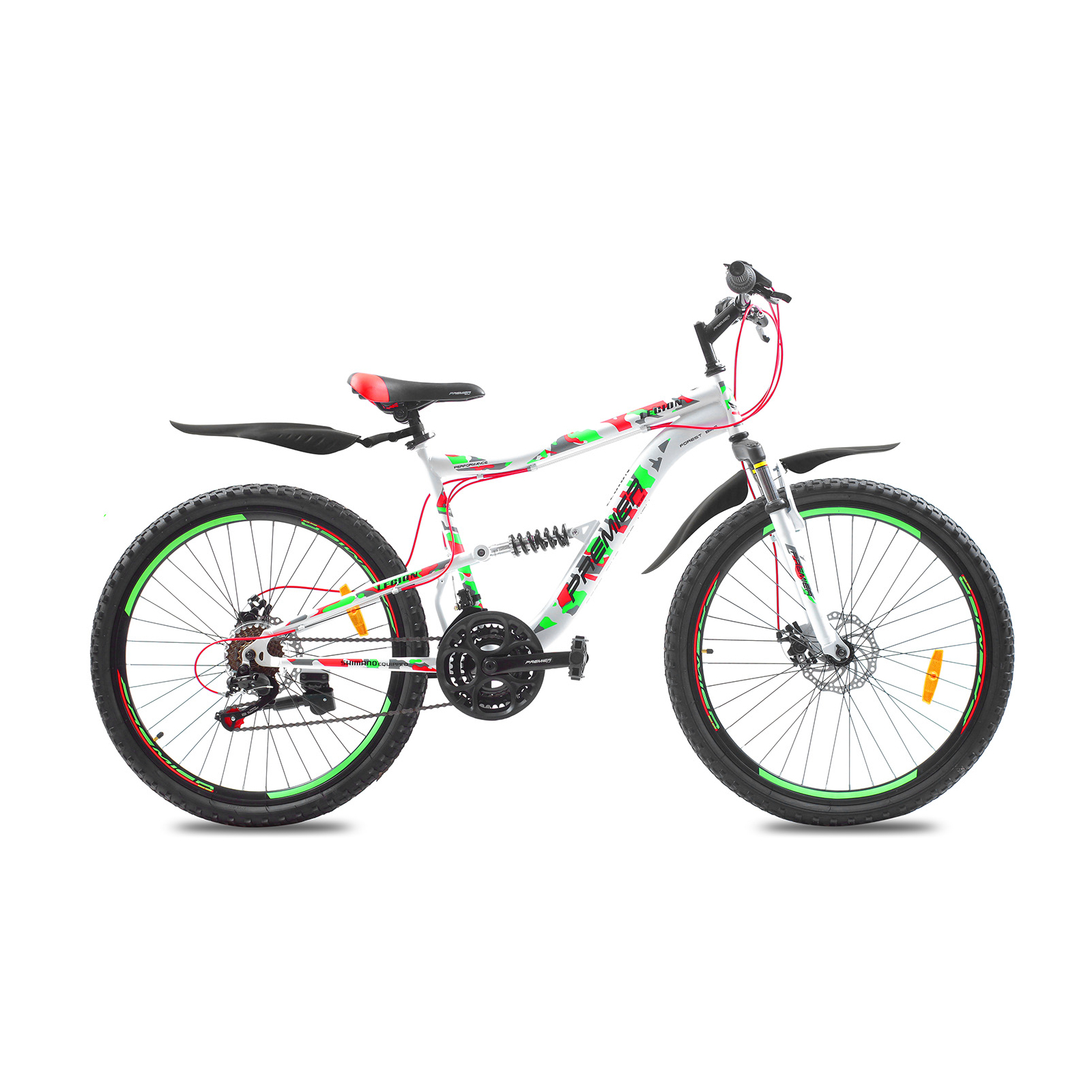 Велосипед Premier Legion 26 Disc 18" white/red/green (SP0000449)