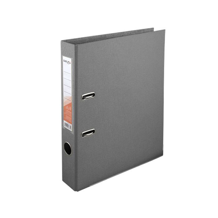 Папка - регистратор Delta by Axent double-sided PP 5 cм, assembled, gray (D1711-03C)
