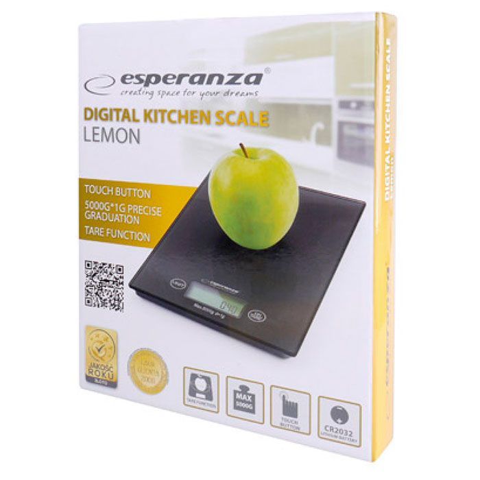 Весы кухонные Esperanza EKS 002 K (EKS002K) изображение 2