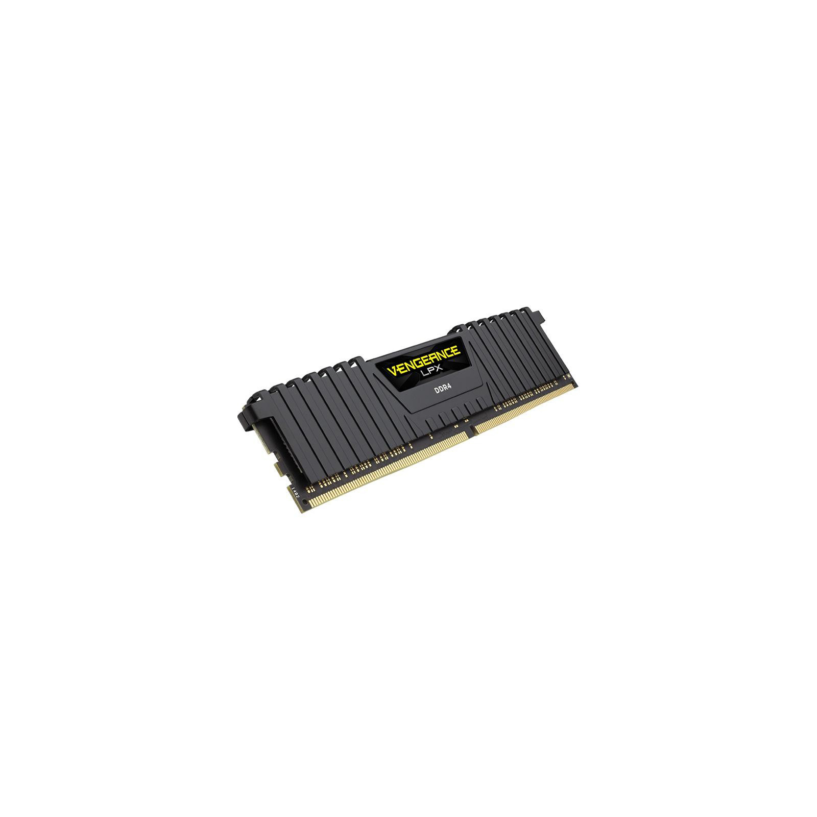 Модуль памяти для компьютера DDR4 16GB 2400 MHz Vengeance LPX Black Corsair (CMK16GX4M1A2400C14) изображение 3