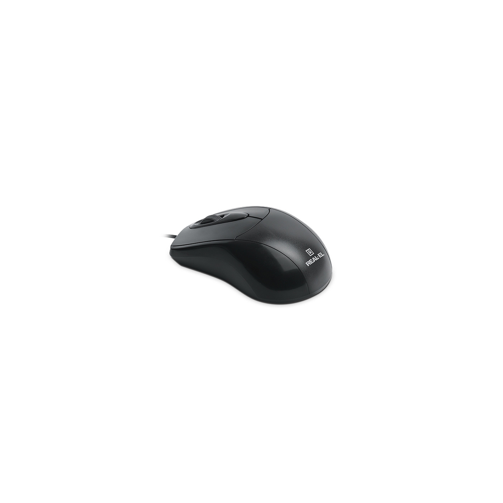 Мишка REAL-EL RM-207, USB, black зображення 2