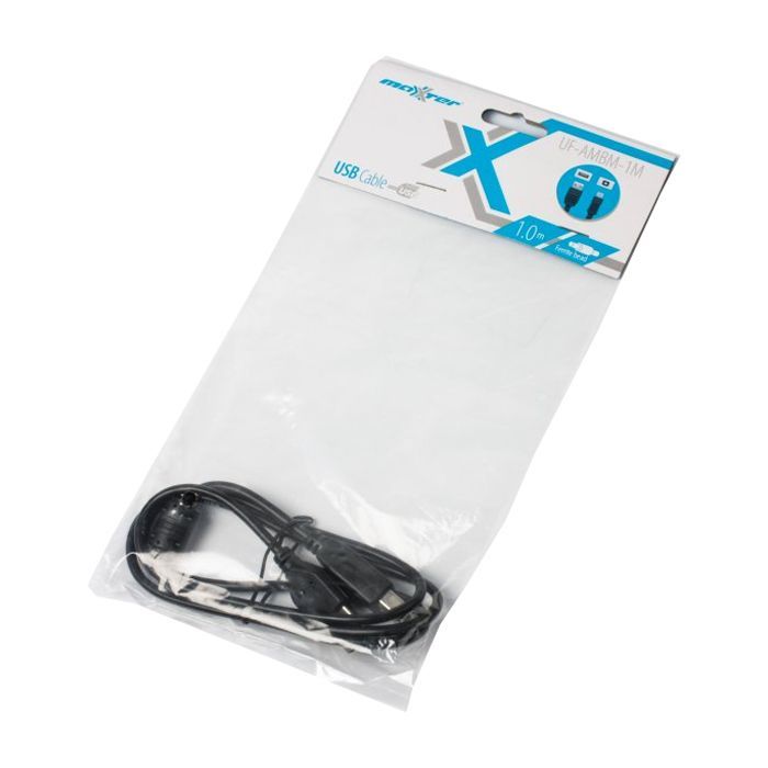 Кабель для принтера USB2.0 AM/BM 3.0m Maxxter (UF-AMBM-10) изображение 2