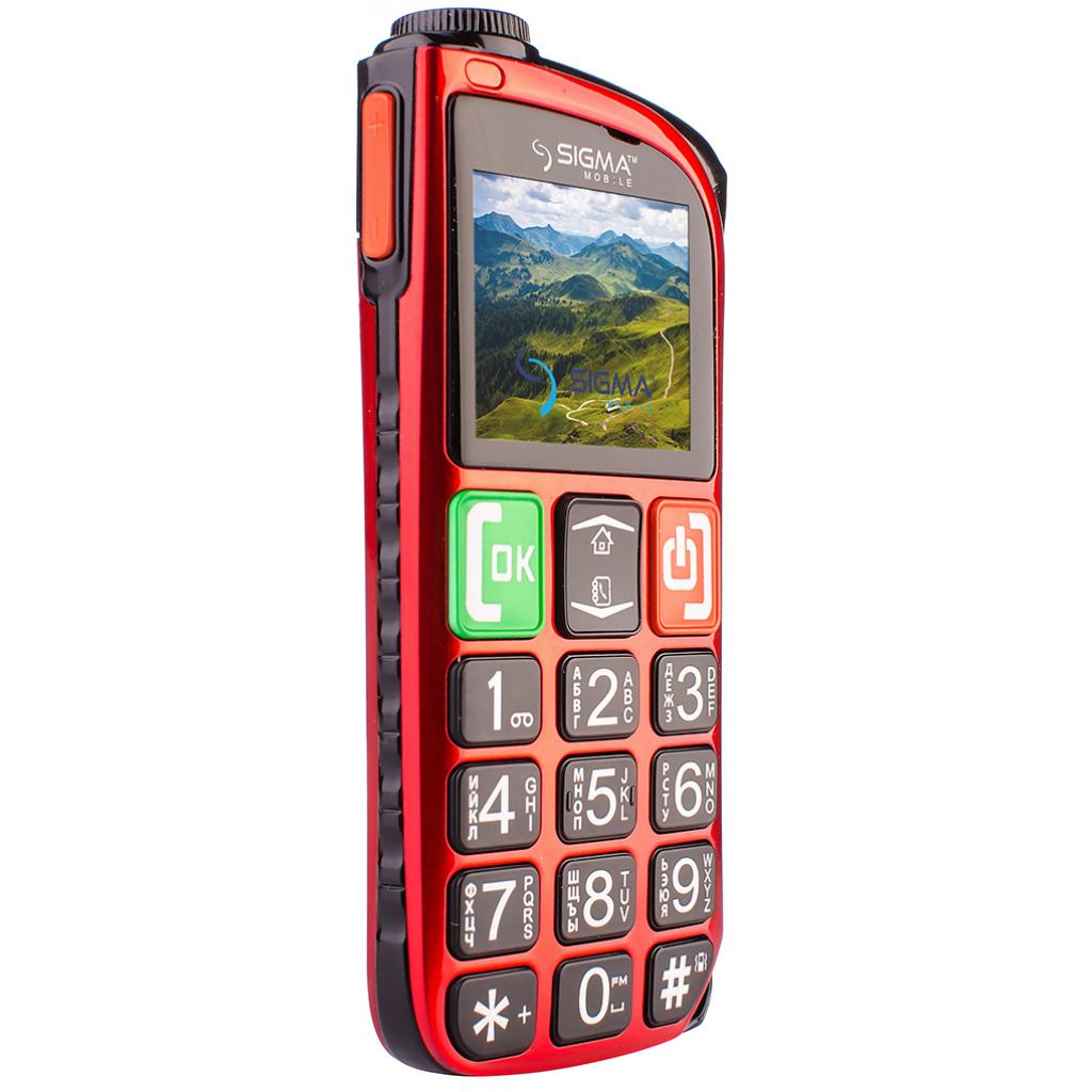 Мобільний телефон Sigma Comfort 50 Light DS Red (4827798224335) зображення 3