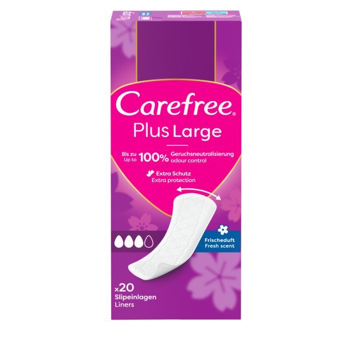 Щоденні прокладки Carefree Plus Large Fresh 36 шт. (3574661604770/3574661487656)