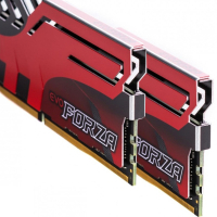 Модуль памяти для компьютера DDR4 16GB (2x8GB) 2400 MHz FORZA Red Geil (GFR416GB2400C16DC) изображение 3