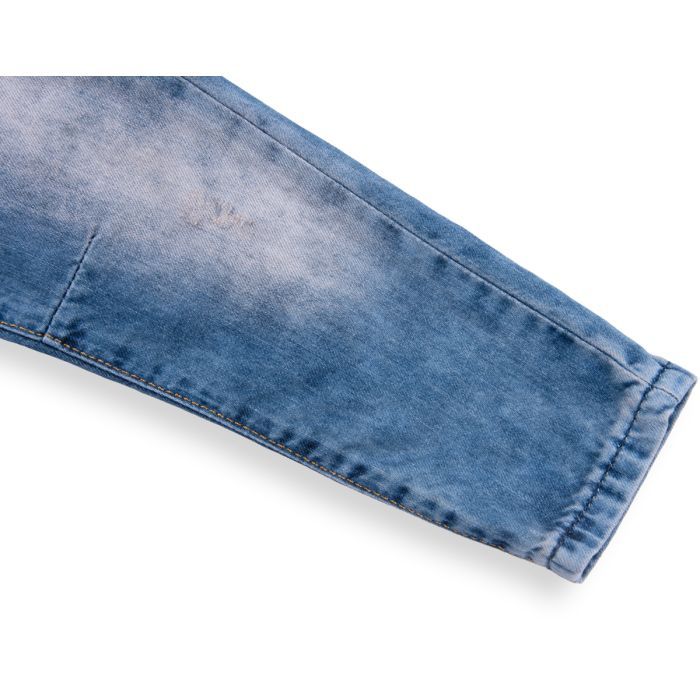 Джинсы детские E&H светлые с потертостями (20073-104B-blue) изображение 6
