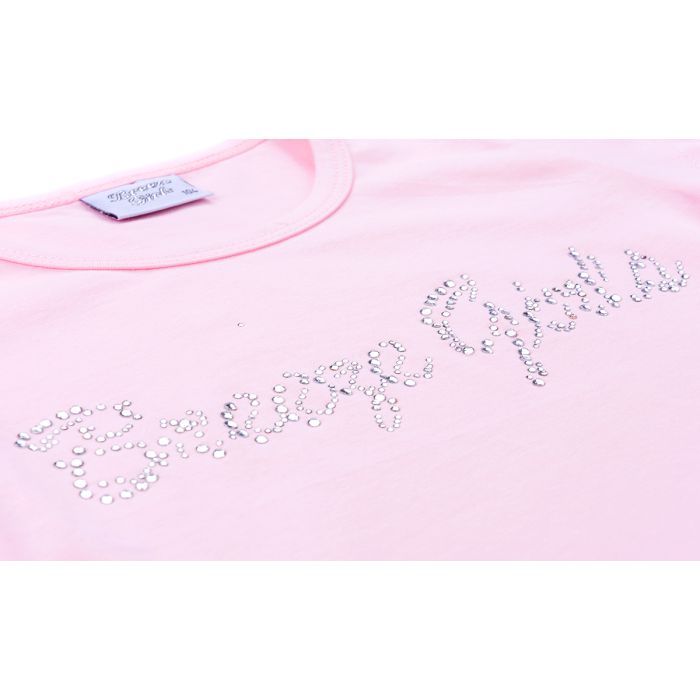 Футболка дитяча Breeze з мереживом (9001-98G-pink) зображення 4