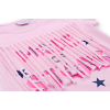 Набор детской одежды Breeze футболка со звездочками с шортами (9036-98G-pink) изображение 6