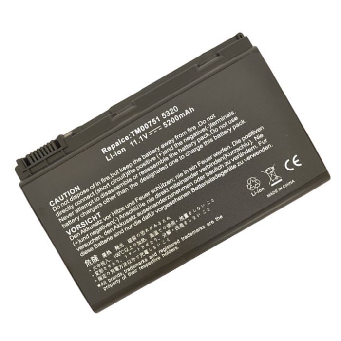 Аккумулятор для ноутбука AlSoft Acer TM00741 5200mAh 6cell 11.1V Li-ion (A41015) изображение 2