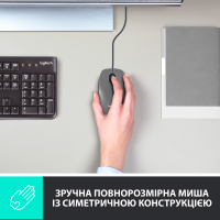 Мышка Logitech M100 Gray (910-005003) изображение 2