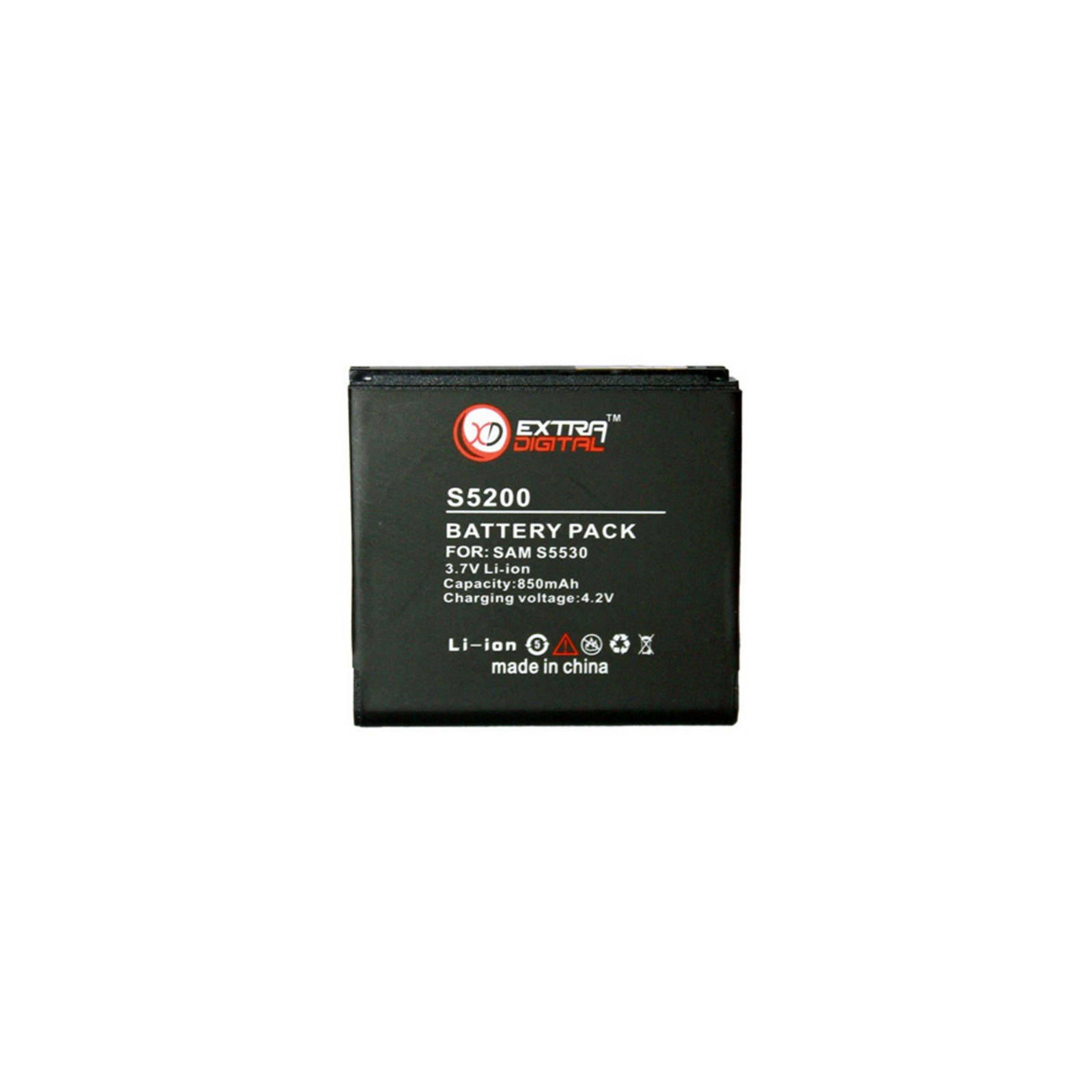 Аккумуляторная батарея Extradigital Samsung GT-S5200 (850 mAh) (DV00DV6129)