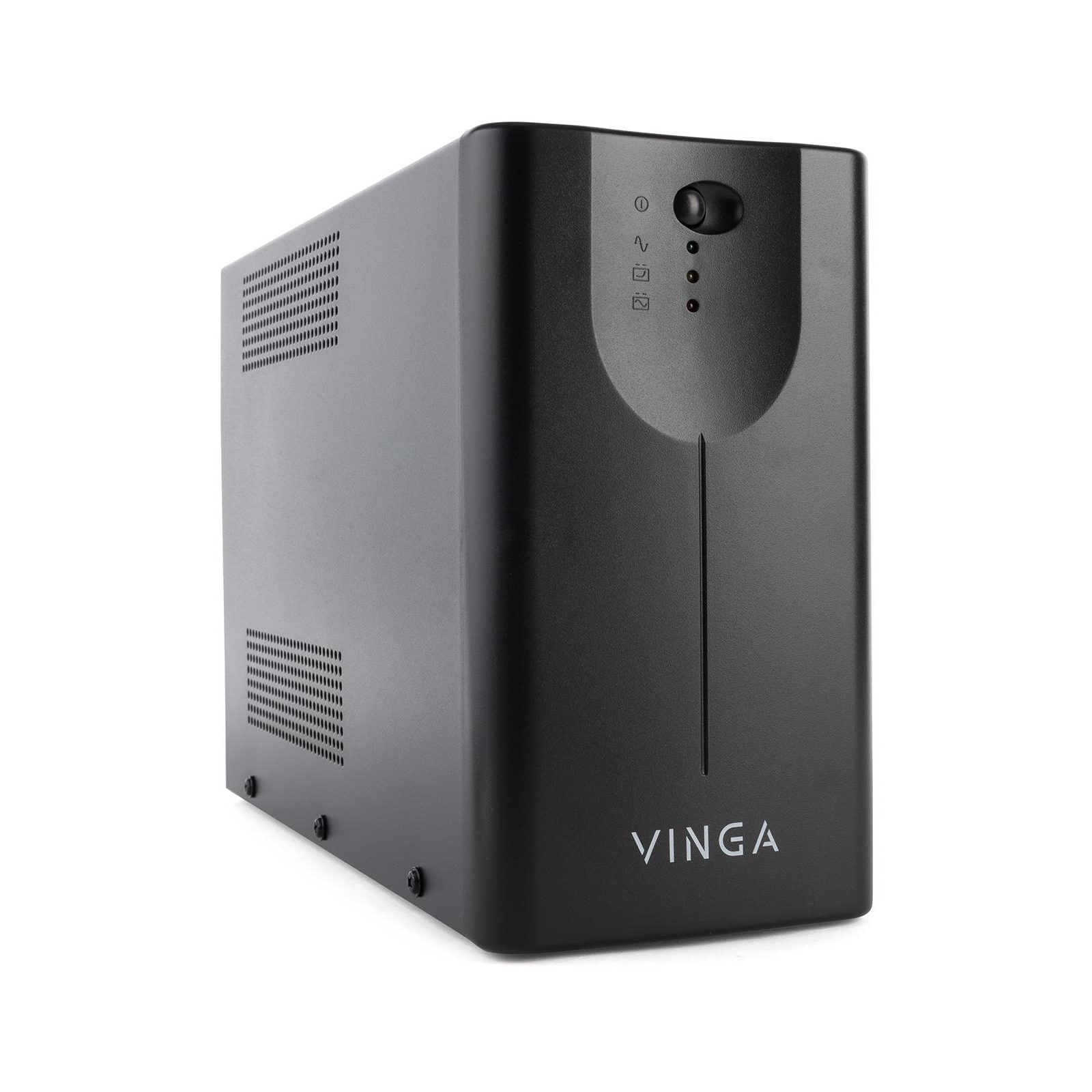 Пристрій безперебійного живлення Vinga LED 600VA metal case with USB (VPE-600MU) зображення 6