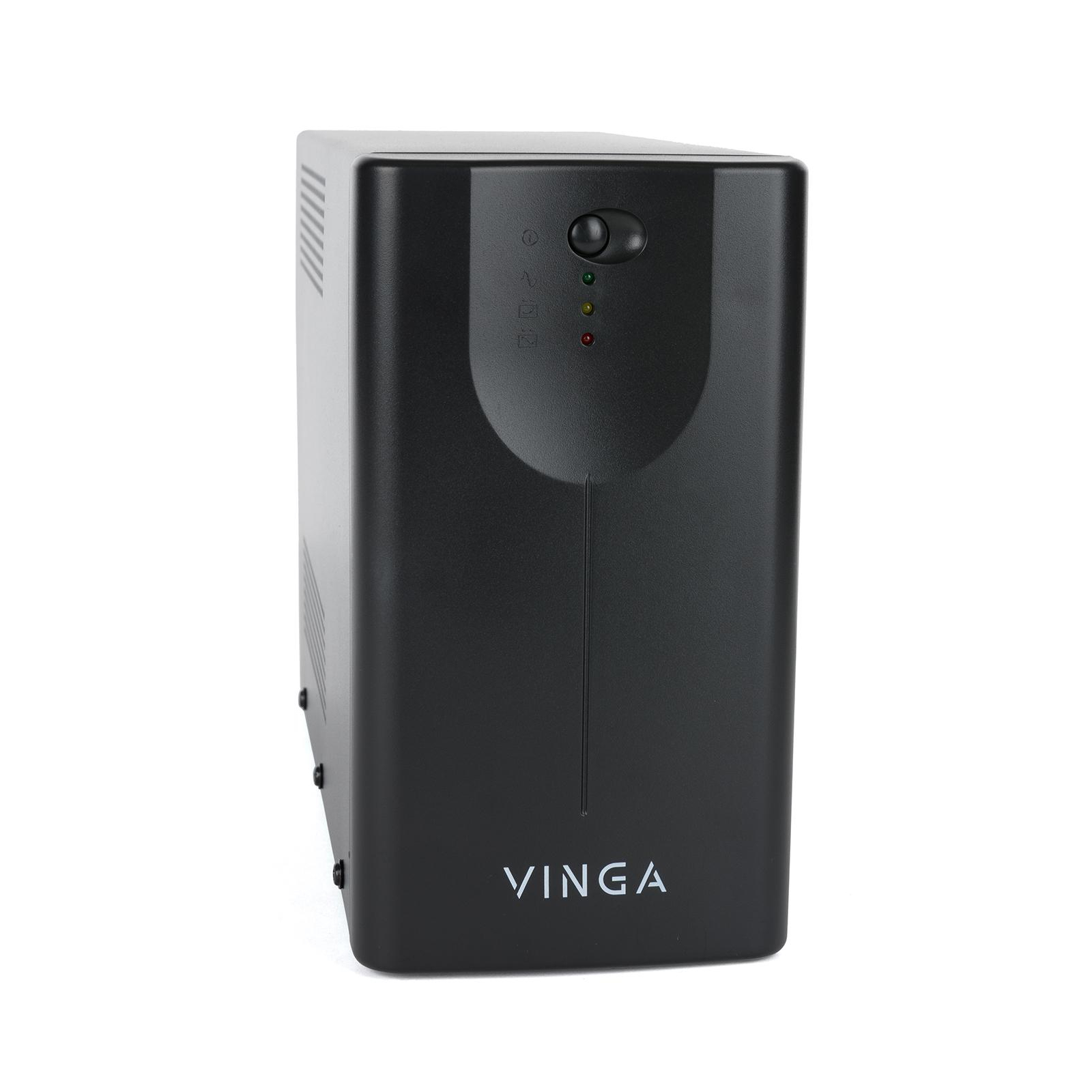 Пристрій безперебійного живлення Vinga LED 600VA metal case with USB (VPE-600MU) зображення 9