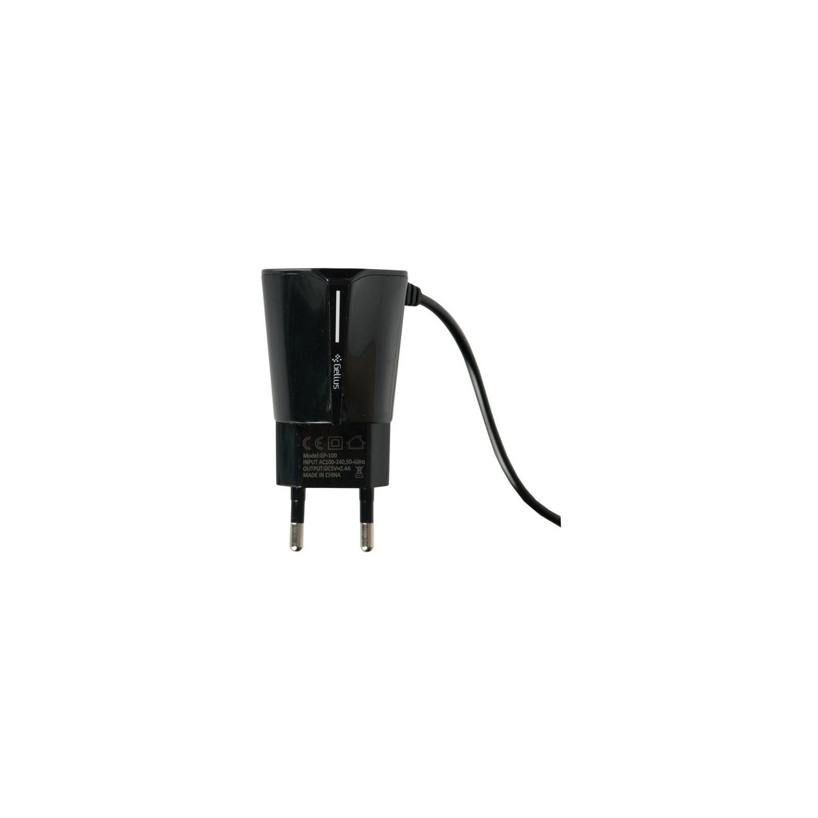 Зарядное устройство Gelius Pro Edition Auto ID 2USB + Cable MicroUSB 2.4A Black (65141) изображение 2