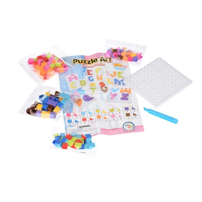Набір для творчості Same Toy Puzzle Art Alphabet series 126 эл. (5990-3Ut) зображення 3