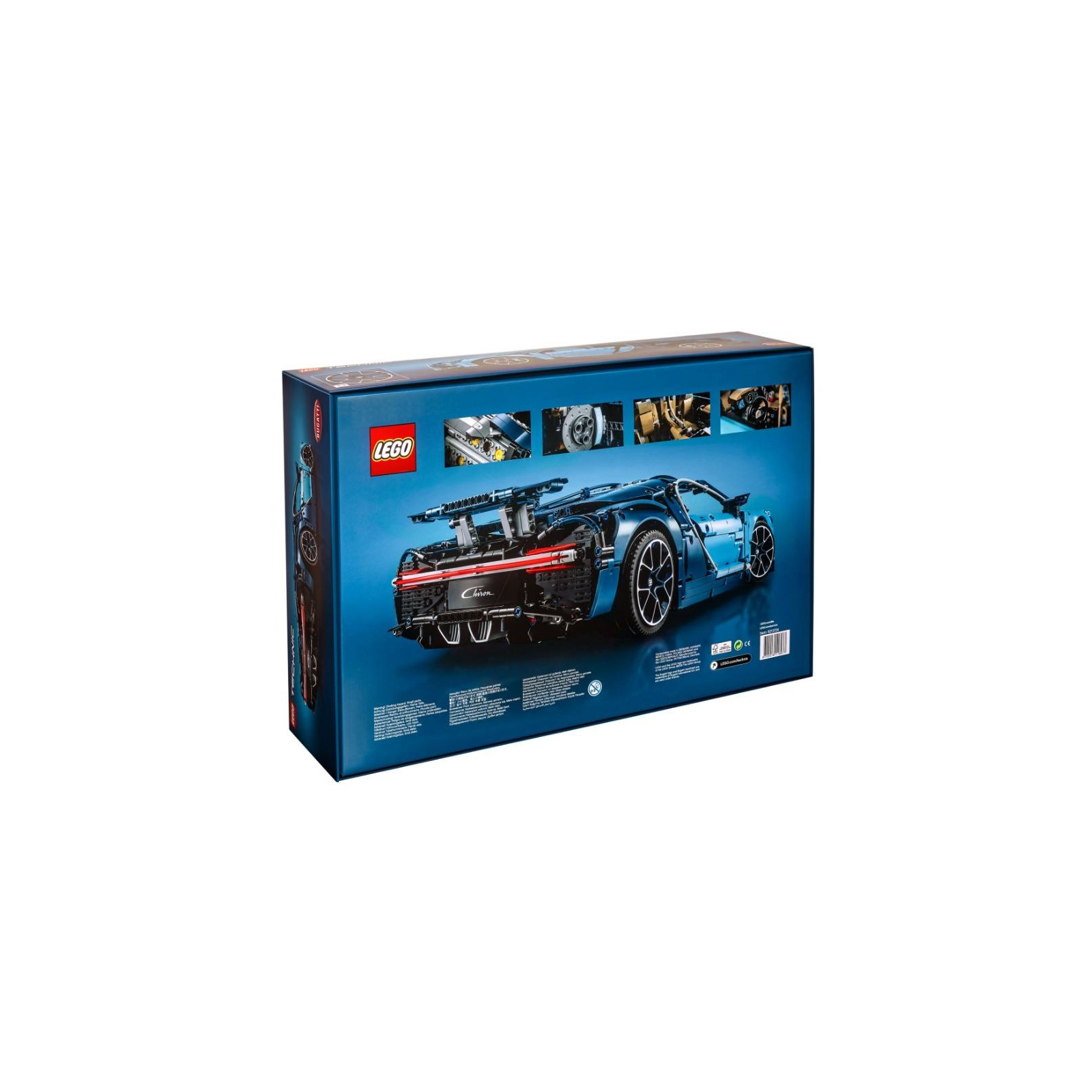 Конструктор LEGO Автомобиль Bugatti Chiron 3599 деталей (42083) изображение 12