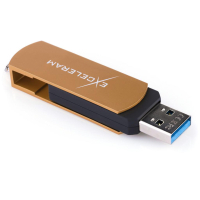 USB флеш накопитель eXceleram 128GB P2 Series Brown/Black USB 3.1 Gen 1 (EXP2U3BRB128) изображение 5