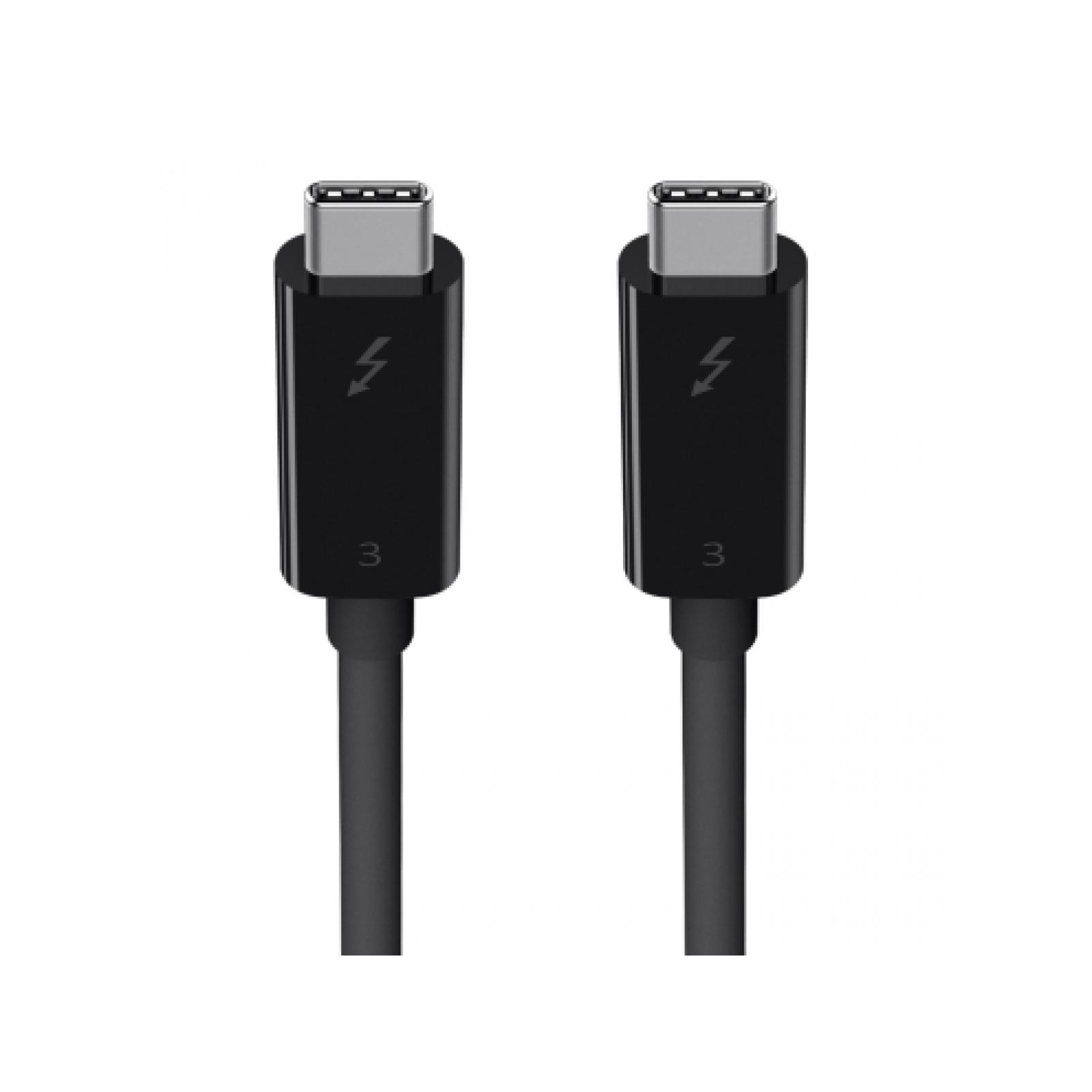 Дата кабель USB-C to USB-C 2.0m Thunderbolt™ 3 100W Belkin (F2CD085BT2M-BLK) изображение 2